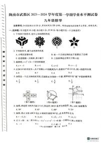 甘肃省陇南市武都区2023-2024学年九年级上学期1月期末数学试题