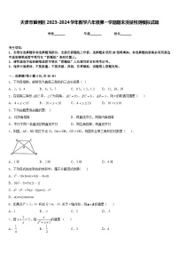 天津市蓟州区2023-2024学年数学八年级第一学期期末质量检测模拟试题含答案