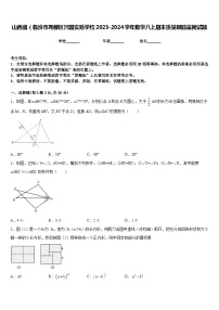 山西省（临汾市尧都区兴国实验学校2023-2024学年数学八上期末质量跟踪监视试题含答案