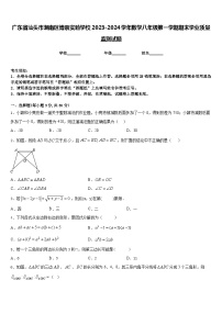 广东省汕头市潮南区博崇实验学校2023-2024学年数学八年级第一学期期末学业质量监测试题含答案