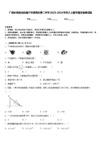 广西壮族自治区南宁市青秀区第二中学2023-2024学年八上数学期末调研试题含答案