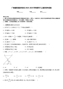 广西省防城港市名校2023-2024学年数学八上期末统考试题含答案