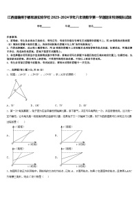 江西省赣州于都思源实验学校2023-2024学年八年级数学第一学期期末检测模拟试题含答案