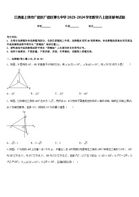 江西省上饶市广信区广信区第七中学2023-2024学年数学八上期末联考试题含答案