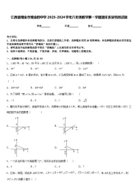 江西省瑞金市瑞金四中学2023-2024学年八年级数学第一学期期末质量检测试题含答案