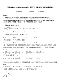 河北省保定市唐县2023-2024学年数学八上期末学业质量监测模拟试题含答案