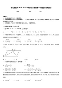 河北省景县2023-2024学年数学八年级第一学期期末经典试题含答案