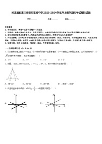 河北省石家庄市裕华实验中学2023-2024学年八上数学期末考试模拟试题含答案