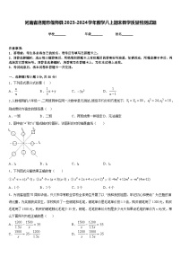 河南省洛阳市偃师县2023-2024学年数学八上期末教学质量检测试题含答案