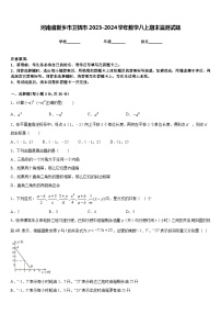 河南省新乡市卫辉市2023-2024学年数学八上期末监测试题含答案