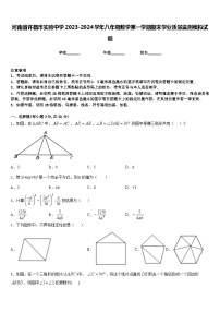 河南省许昌市实验中学2023-2024学年八年级数学第一学期期末学业质量监测模拟试题含答案