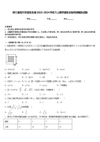 浙江省绍兴市城东东湖2023-2024学年八上数学期末达标检测模拟试题含答案