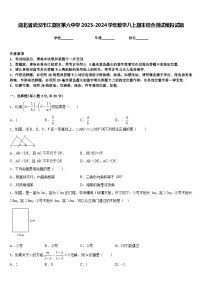 湖北省武汉市江夏区第六中学2023-2024学年数学八上期末综合测试模拟试题含答案