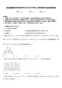 湖北省襄阳五中学实验中学2023-2024学年八上数学期末学业质量监测试题含答案