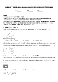 福建省厦门市瑞景外国语分校2023-2024学年数学八上期末质量检测模拟试题含答案