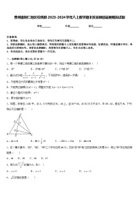 贵州省铜仁地区松桃县2023-2024学年八上数学期末质量跟踪监视模拟试题含答案