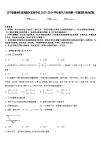 辽宁省锦州市滨海新区实验学校2023-2024学年数学八年级第一学期期末预测试题含答案