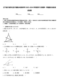 辽宁省兴城市红崖子满族乡初级中学2023-2024学年数学八年级第一学期期末达标测试试题含答案