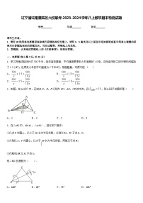 辽宁省沈阳皇姑区六校联考2023-2024学年八上数学期末检测试题含答案