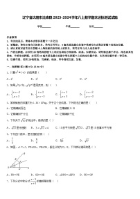 辽宁省沈阳市法库县2023-2024学年八上数学期末达标测试试题含答案