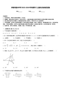 邵阳市重点中学2023-2024学年数学八上期末达标测试试题含答案