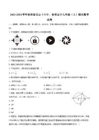 2023-2024学年吉林省白山十六中、吉林五中九年级（上）期末数学试卷（含解析）