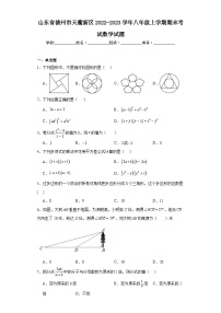 山东省德州市天衢新区2022-2023学年八年级上学期期末考试数学试题