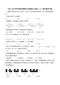 2022-2023学年陕西省商洛市洛南县七年级（上）期末数学试卷(含解析）