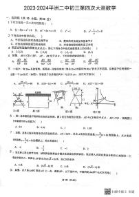 广东省佛山市南海区桂城街道平洲第二初级中学2023-2024学年九年级上学期1月月考数学试题