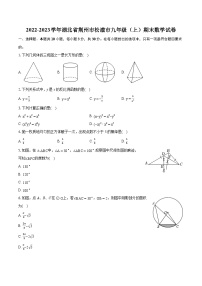 2022-2023学年湖北省荆州市松滋市九年级（上）期末数学试卷（含详细答案解析）