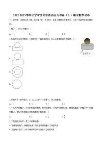 2022-2023学年辽宁省沈阳市铁西区九年级（上）期末数学试卷（含详细答案解析）