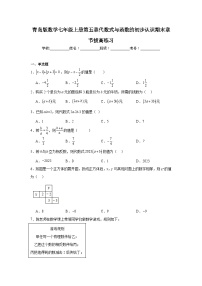 青岛版数学七年级上册第五章代数式与函数的初步认识期末章节拔高练习