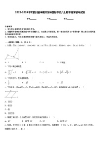 2023-2024学年四川省绵阳市东辰国际学校八上数学期末联考试题含答案