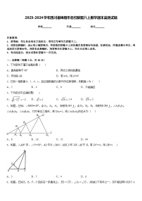 2023-2024学年四川省绵阳市名校联盟八上数学期末监测试题含答案