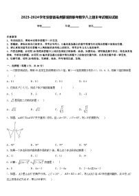 2023-2024学年安徽省亳州蒙城县联考数学八上期末考试模拟试题含答案