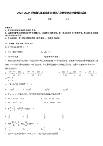 2023-2024学年山东省威海市文登区八上数学期末经典模拟试题含答案