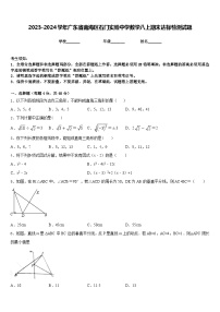 2023-2024学年广东省南海区石门实验中学数学八上期末达标检测试题含答案