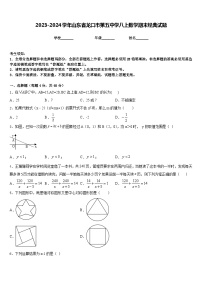 2023-2024学年山东省龙口市第五中学八上数学期末经典试题含答案