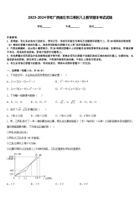 2023-2024学年广西崇左市江州区八上数学期末考试试题含答案