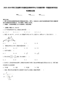 2023-2024学年江苏省泰兴市城黄北区教研中学心八年级数学第一学期期末教学质量检测模拟试题含答案