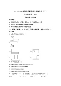 河南省商丘市睢阳区商丘市第九中学2023-2024学年九年级上学期12月月考数学试题（含解析）