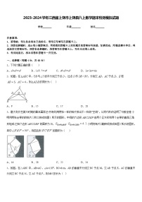 2023-2024学年江西省上饶市上饶县八上数学期末检测模拟试题含答案