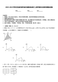 2023-2024学年河北省沧州市孟村回族自治县八上数学期末达标检测模拟试题含答案