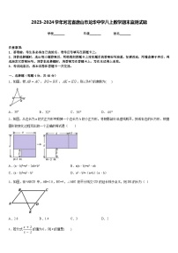 2023-2024学年河北省唐山市龙华中学八上数学期末监测试题含答案