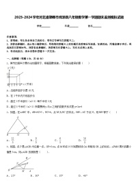 2023-2024学年河北省邯郸市鸡泽县八年级数学第一学期期末监测模拟试题含答案