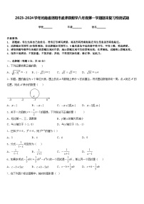 2023-2024学年河南省洛阳市孟津县数学八年级第一学期期末复习检测试题含答案