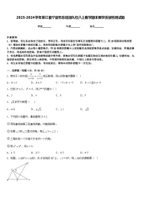 2023-2024学年浙江省宁波市东钱湖九校八上数学期末教学质量检测试题含答案