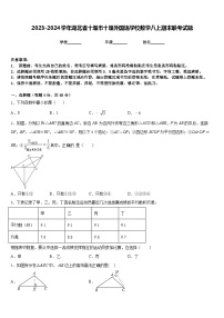 2023-2024学年湖北省十堰市十堰外国语学校数学八上期末联考试题含答案