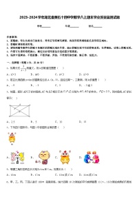 2023-2024学年湖北省黄石十四中学数学八上期末学业质量监测试题含答案