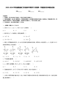 2023-2024学年福建省厦门市湖里中学数学八年级第一学期期末统考模拟试题含答案